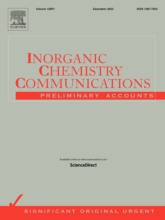 Go to journal home page - Inorganic Chemistry Communications